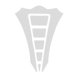 BIKE-label Tank Pad Gel Sticker White Compatible with Ducati X501341VA