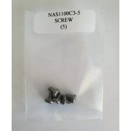 National Aerospace Standards NAS1100C3-5 Torque Set Screw 10-32 X 1/4 Pan Head Iron - Lot of 5