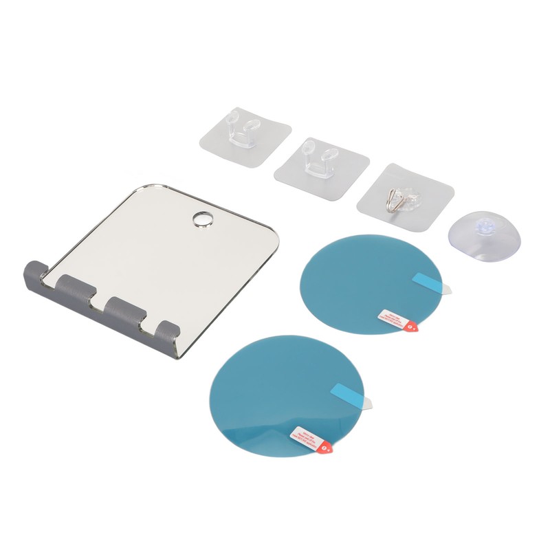 Anti Fog Shower Mirror Fogless Bathroom Shave Mirror Acrylic Shatterproof