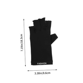 Healeved Nail Gloves Salon Manicure Gloves Uv Shield Gloves Anti-uv Protection Gloves Easy to Cle