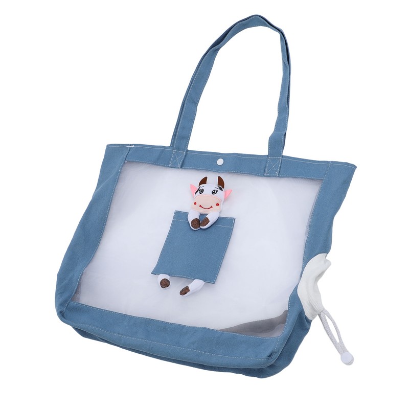Cat Carrier Handbag Breathable Mesh Canvas Sturdy Soft Comfortable Traveling