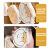 Minkissy 3sets Dishwashing Sponge Wood Pulp Material Cartoon Pattern Easy