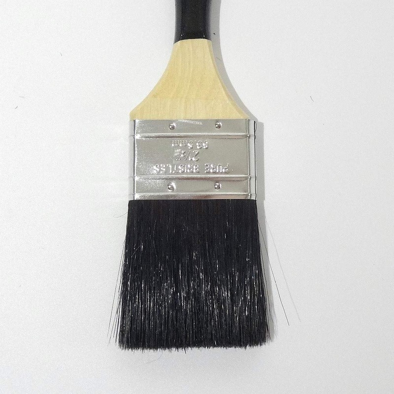 Hake City Long Hair Duster Brush Raster Blended Hair (Black