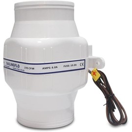 ipalmay DC 12V 4 Inch 270CFM Ventilator Marine Bilge Exhaust Blower for Yacht RV Air Volume