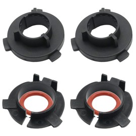 Saihisday H7 Car LED Headlight Bulb Retainers Holder Adapter, Car LED Headlight Base Replacement for KIA K3 K4 K5 Replacement for Hyundai Tucson Coupe Veloster Sonata LED Headlight Bulb