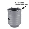 68mm (2-2/3 inch) Concrete Hole Saw with 220mm SDS Plus