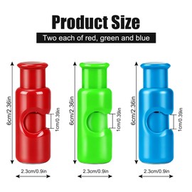 BaBahuanhuan 6 Pcs Kitchen Squeeze and Lock Food Bag Clips for Food Storage, Reusable Plastic Food Clips for Bags Closure for Sealing Keeping Fresh Snack Freezer Chip Bread Clip