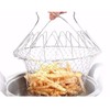 Baskets Roasting, Foldable Strainer, Rustproof Fryer Basket, Chip Frying Serving,