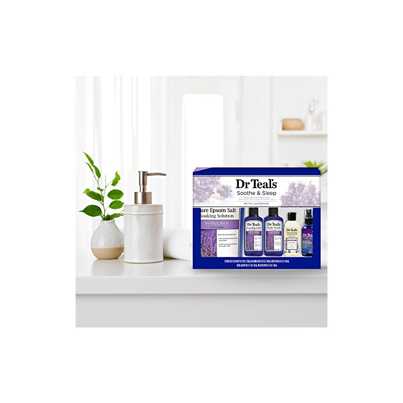 Dr Teal's Lavender Soothe & Sleep Full Regimen 5-piece Gift