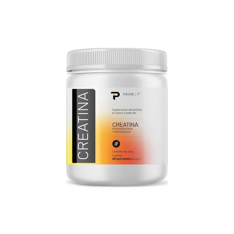 Primetech Nutrition Creatina Monohidratada Micronizada en Polvo 300 gr