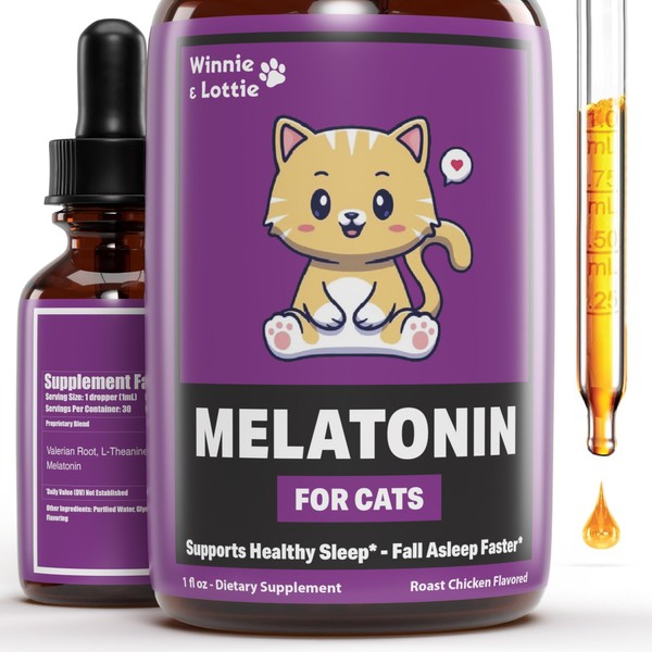 Cat Melatonin - Melatonin for Cats - Cat Sedative for