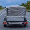 RONSTA 2 Pcs Trailer Light Steel Boxes Housing Kit with
