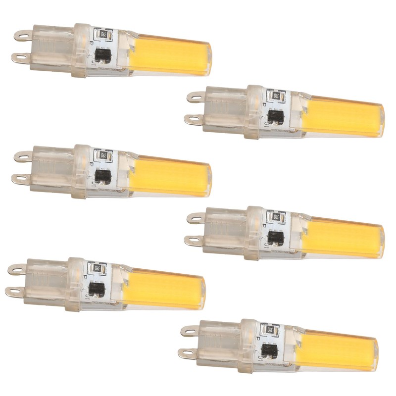 6pcs G9 LED Light Bulb COB Dimmable Professional G9 LED