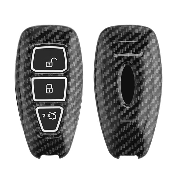 kwmobile Car Key Case Compatible with Ford 3-Button Car Key