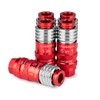 Wangsucc 5 In 1 Universal Quick Industrial Connect Coupler Air