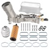 TIANLU Upgrade Full Aluminum Oil Filter Housing For 11-16 Jeep