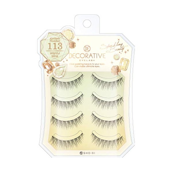 DECORATIVE EYELASH デコラティブアイラッシュ No.113 ウィッシュフルウィンク 上まつげ用 SE85671