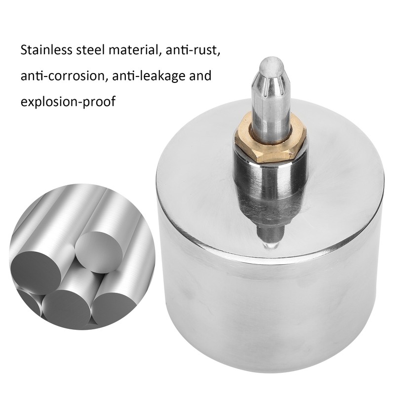 Alcohol Lamp 200ml Stainless Steel Laboratory Chemistry Alcohol Lamp for