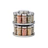 Kamenstein 20 Jar Revolving Spice Rack with Integrated Tool Caddy,