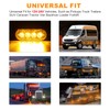 DREAMIZER Car Warning Light, 4 LEDs, Emergency Strobe Flashing Lights,