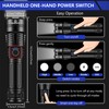 Esgofo Flashlights High Lumens 10000 Rechargeable, Super Bright Handheld LED
