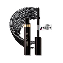 LAURA GELLER NEW YORK VERSAINSECT New York Kajal Longwear Mascara - Lengthening, Defining, Curling, Buildable Formula Eye Makeup - Innovative Curling Brush - 1 count
