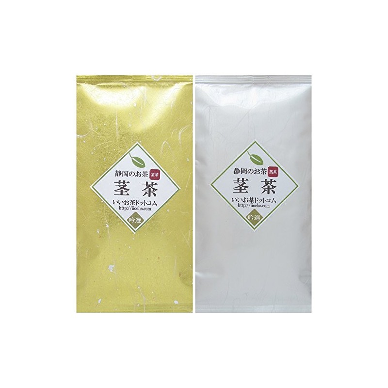 Stem Tea Upper Shizuoka Product, 3.5 oz (100 g), Set