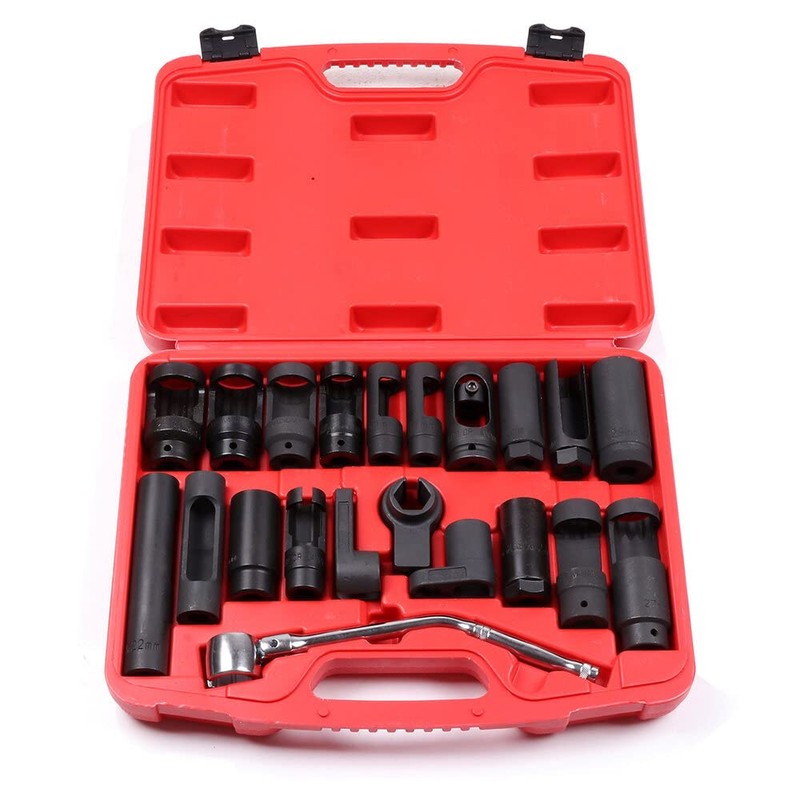 AINTIER 21-Pcs Sensor Socket Special Sending Unit Tool with 7/8