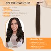 Elailite Nano Beads Hair Extension Real Human Hair 50 Strands