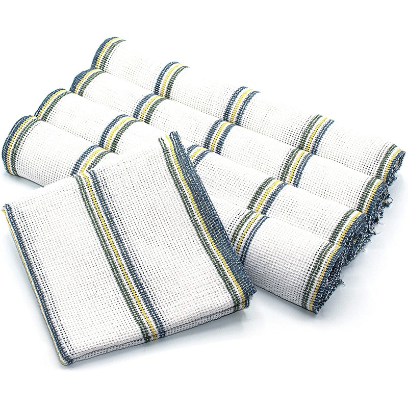 Bronwen Mathews® Dish Cloths Cleaning Hygiene 20Pcs 100% Cotton Antibacterial