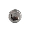 AUXBC Stainless Steel Pipe Fitting 3/4" NPT Hexagonal Countersunk Male