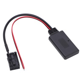23cm Bluetooth AUX IN Adapter Module 12Pin Wireless Black Replacement for Opel Agila CD 70 Navigation