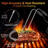 Digital Thermometer Dual Probe Meat Temperature Meter Tester Timer Alarm