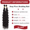 YXCHERISHAIR Boho Hair For Braids Curly Braiding Hair,2Bundles,18inch,1B