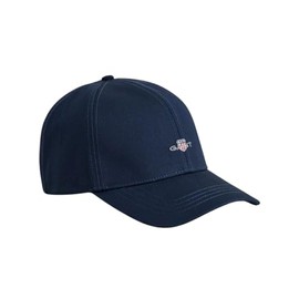 GANT Unisex High Cotton Twill Cap, navy