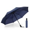 Newsight Travel Folding Umbrella, Strong 8 Ribs Reinforced Windproof Rain