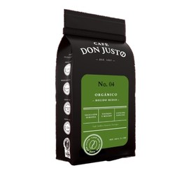 Café Don Justo No. 04 - Orgánico 100% Arábiga - Tueste Claro - Sabor Natural y Suave - (Molido/Grano) - (250g/500g/1kg)