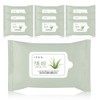 big mouth IPKN Pure Aloe Cleansing Tissue Hypoallergenic Impurity Removal Portable Deep Cleansing 20 Sheets, 10 Pieces / 입큰 퓨어 알로에 클렌징 티슈 저자극 노폐물제거 휴대용 딥클렌징 20매, 10개