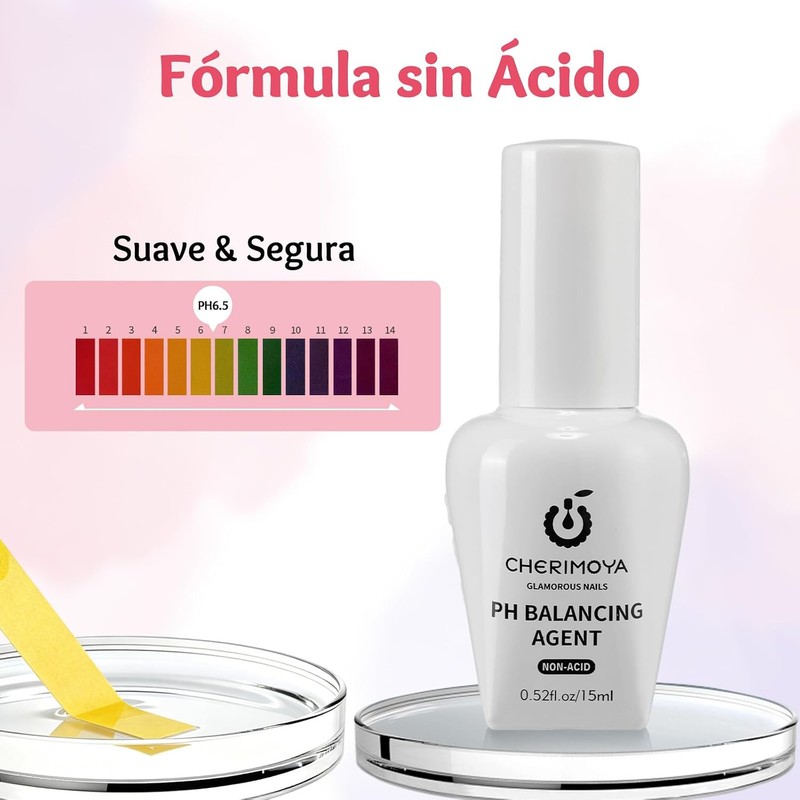 CHERIMOYA Deshidratador de Uñas sin Ácidos 15ml,PH Balancing Agent