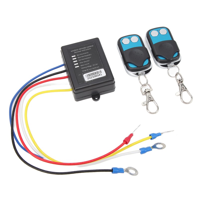 Wireless Winch Remote Control Kit 434MHz DC12V 24V 50ft Range