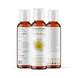 Meadowfoam Oil 2 fl. oz. Cold Pressed 100% Pure Natural Carrier – Skin, Face, Body, and Hair Moisturizer. Ideal for DIY Creams, Lotions, and Lip Balms