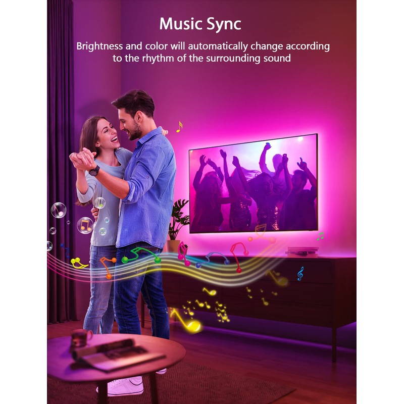 MATICOD RGB LED TV Strip USB Lights for Backlight and