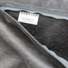 Kawashima Woven Selcom Cushion Cover Okka, Dark Gray, 17.7 x