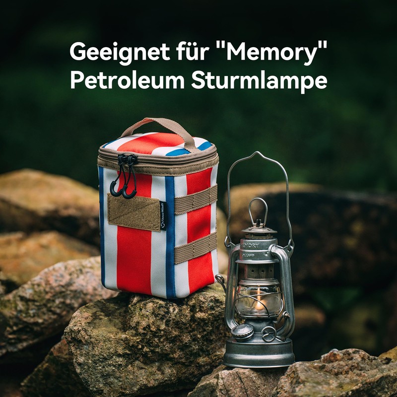 Thous Winds Lantern Storage Bag, Camping Petroleum Lamp Bag for
