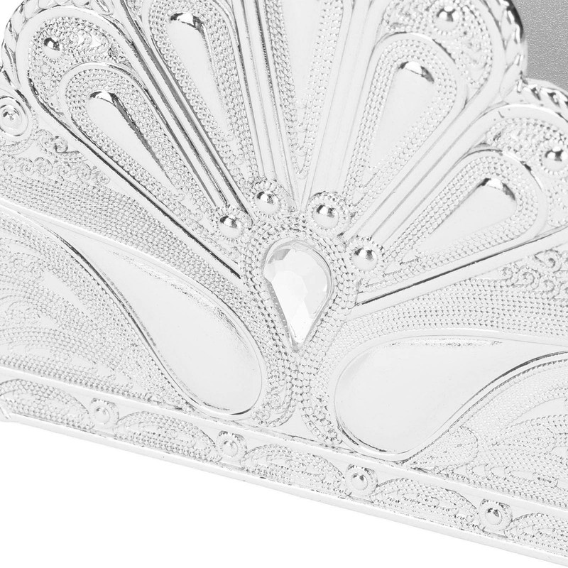 Napkin Holder Classical Metal Peacock Embossed European Style Table Tissue