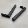 LukLoy Fixed Glass Support Bracket Stabilizer Brace, Frameless Glass to