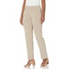 SLIM-SATION Women's Wide Band Pull-On Relaxed Leg Pant with Tummy
