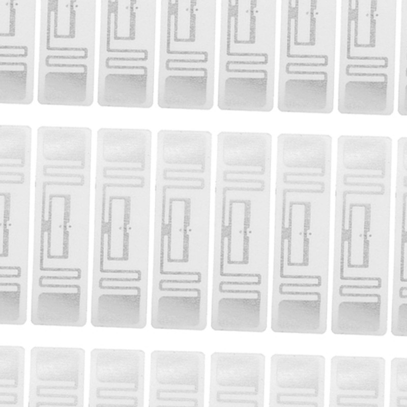 100pcs UHF RFID Labels 860‑960MHz UR108 Chip Reusable Electronic Tag