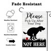 Avezano Please Pick Up After Your Dog Garden Flag Funny