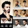 Black 5-Minute Mixing Beard Grooming Kit - Grey Reducing, 4-in-1